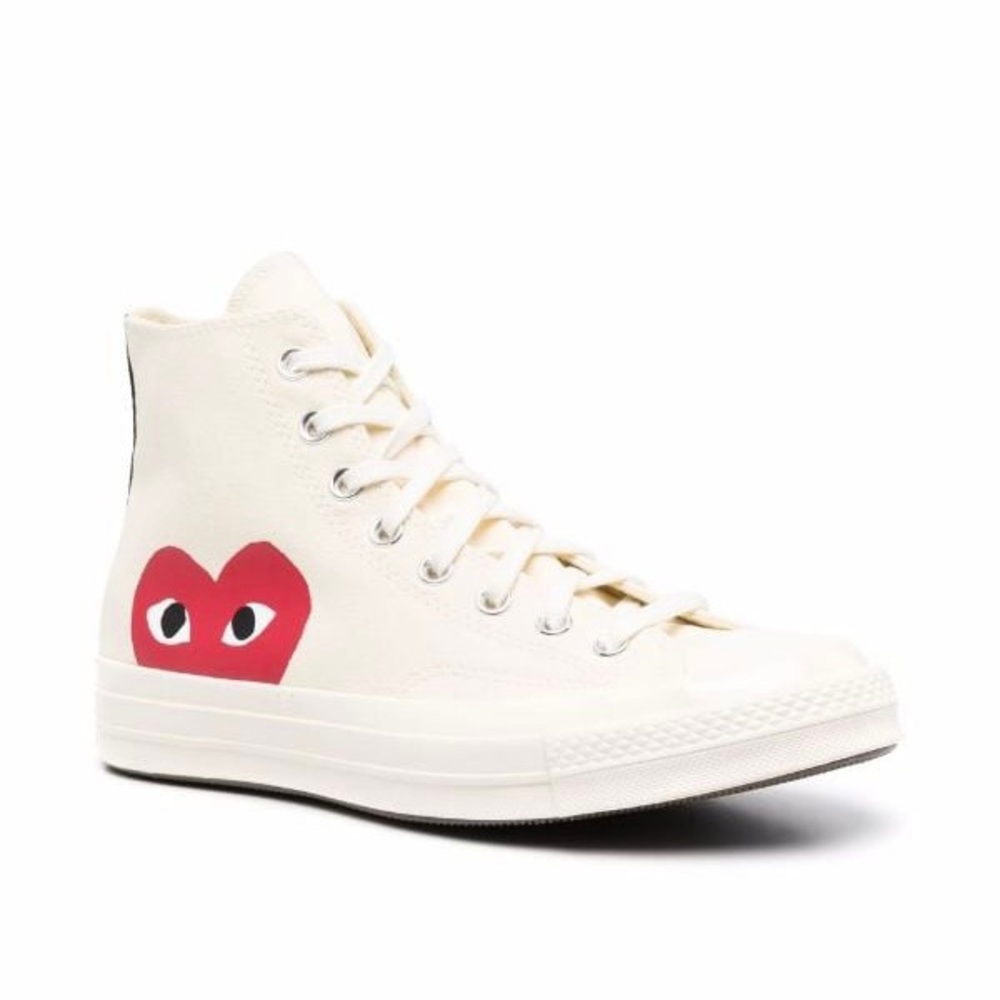 (Like New) Comme Des Garçons Play x Converse